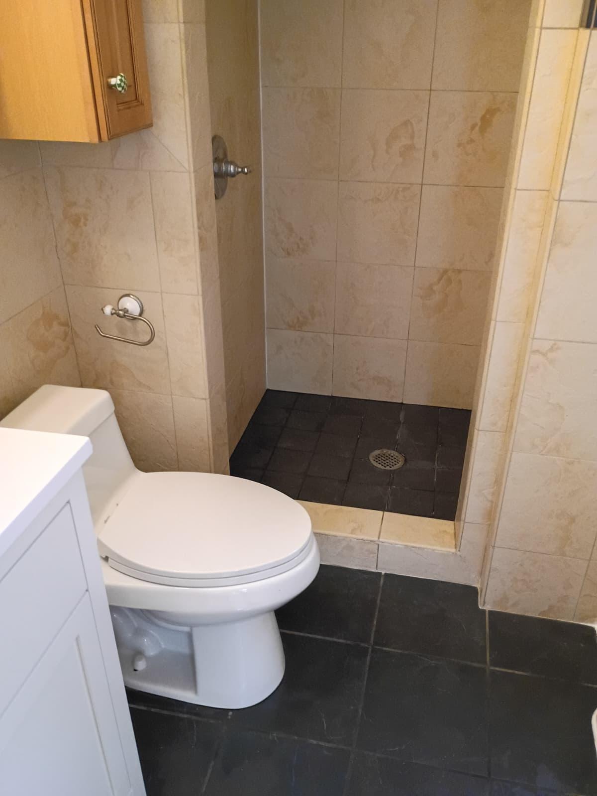 Clean bathroom interior