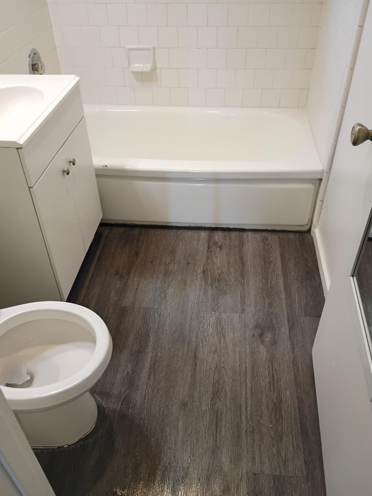 Spotless bathroom